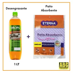 ¡super Combo! Desengrasante Multipropósito 1lt + Paño Super Absorbente