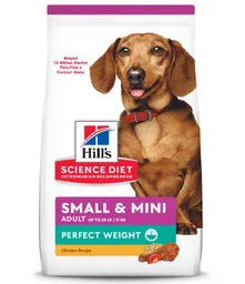 Hill's Alimento Para Perro Adulto Raza Pequeña Perfect Weight X4lbs