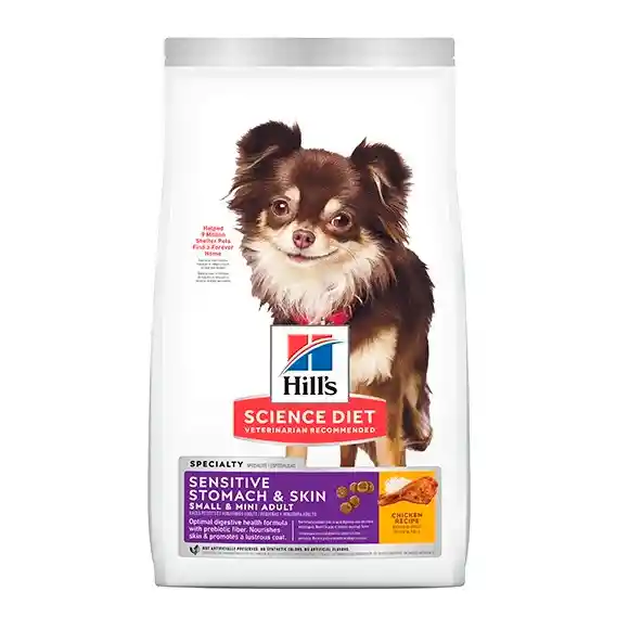 Hills Perro Adulto Sensitive Stomach & Skin Mini 15lb