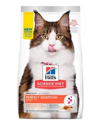 Hill's Alimento Para Gato Adulto Perfect Digestion Cuidado Digestivo X3.5lbs