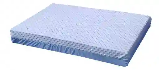 Colchoneta Para Cuna Corral De Bebe 90*60 Rosa-- Azul