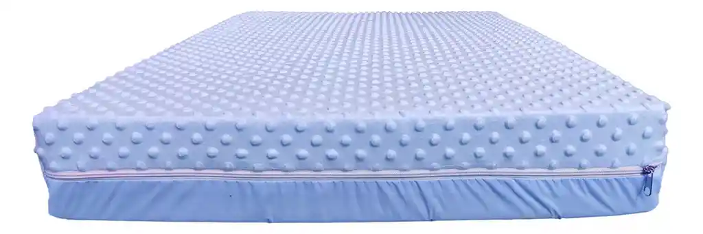Colchoneta Para Cuna Corral De Bebe 90*60 Rosa-- Azul