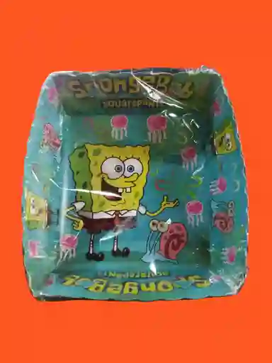Plato Tortero De Bob Sponja X 12 Unidades