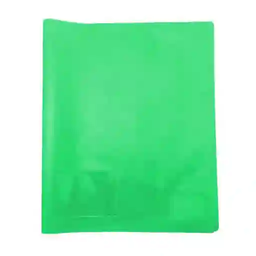 Forro De Acetato Verde Para Cuaderno Cosido X10 Uni.