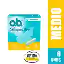 Tampon O.b. Original Medio X 8 Und Tampones