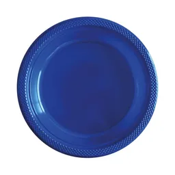 Plato Azul Rey Biodegradables 9"