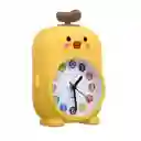 Reloj De Mesa Pared Para Niñas(o) Pato Pollo Alarma +bateria