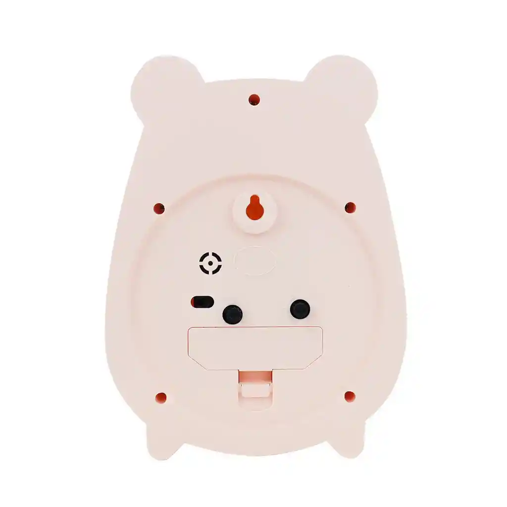 Reloj De Mesa Pared Para Niñas (o) Oso Osito Alarma +bateria