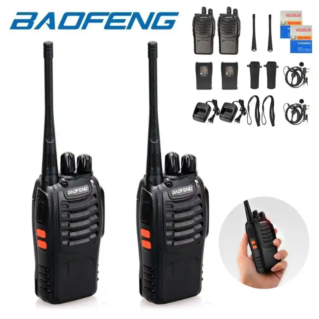 Walkie Talkie Baofeng Bf-888s, Radio De Comunicación