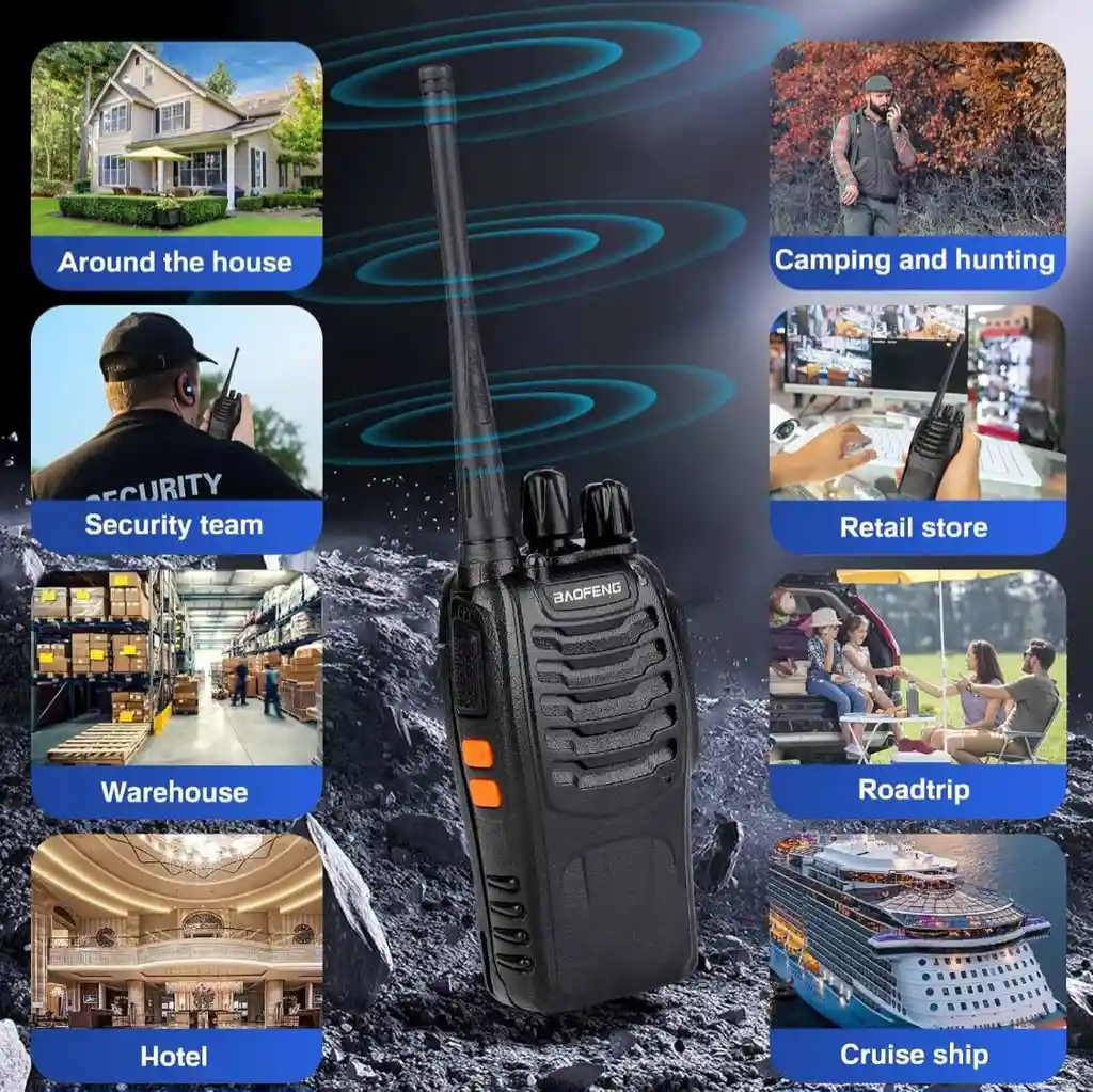 Radio De Comunicación Walkie Talkie Baofeng Bf-888s