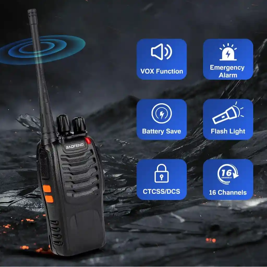 Radio De Comunicación Walkie Talkie Baofeng Bf-888s