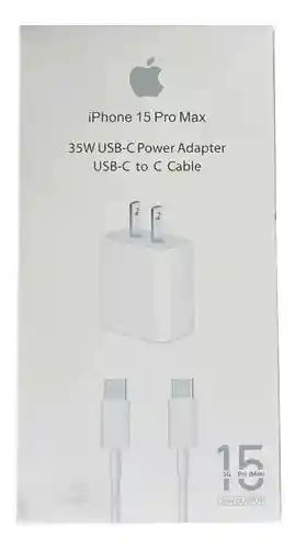 Cargador Iphone 15 35w Carga Rapida Y Segura Aaa 1:1