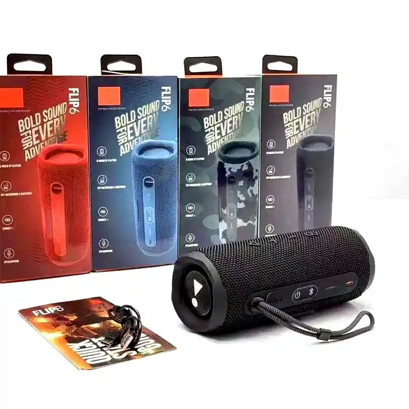 Parlante Tipo Jbl Flip6 Parlante Portátil Bluetooth 1:1