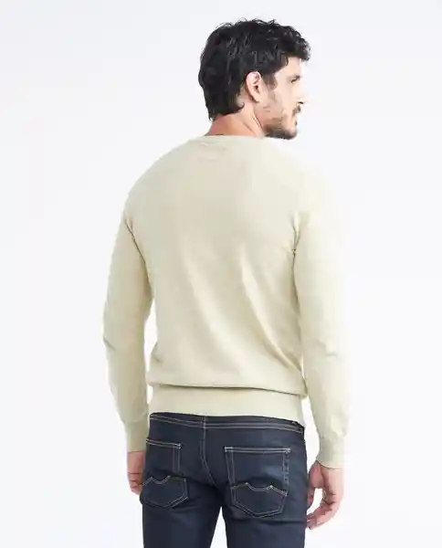 Suéter Basic Masculino Café Quemado Claro Talla XL Chevignon