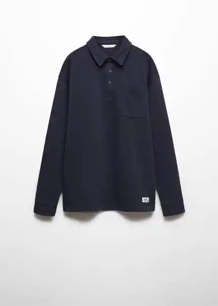 Buzo Sudadera Polito6 Navy Talla 19 Teen Niños Mango