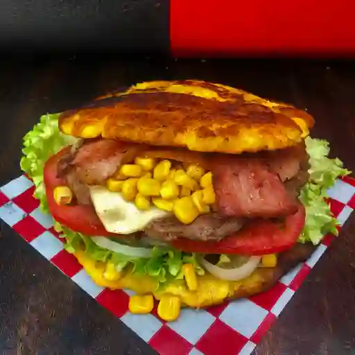 Hamburguesa Jordán con Plátano