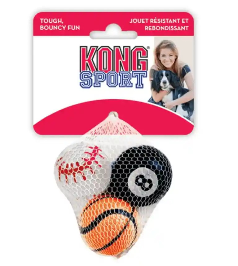 Kong Sport Ball Pelota Medium X3