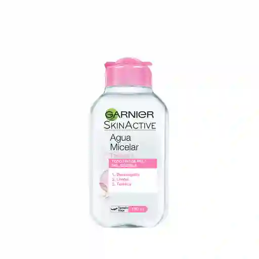 Agua Micelar Garnier Skin Active 100 Ml Todo En 1 Transparente