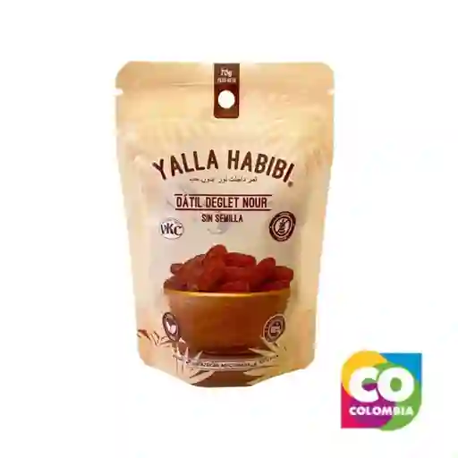 Dátil Sin Semilla 70gr Marca Al Barakah Dates Embalaje De 1 Unidad Por 70g