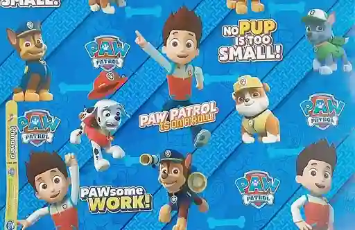 Papel De Regalo Niño Paw Patrol 48 X 68 Cm. X 2 Unidades