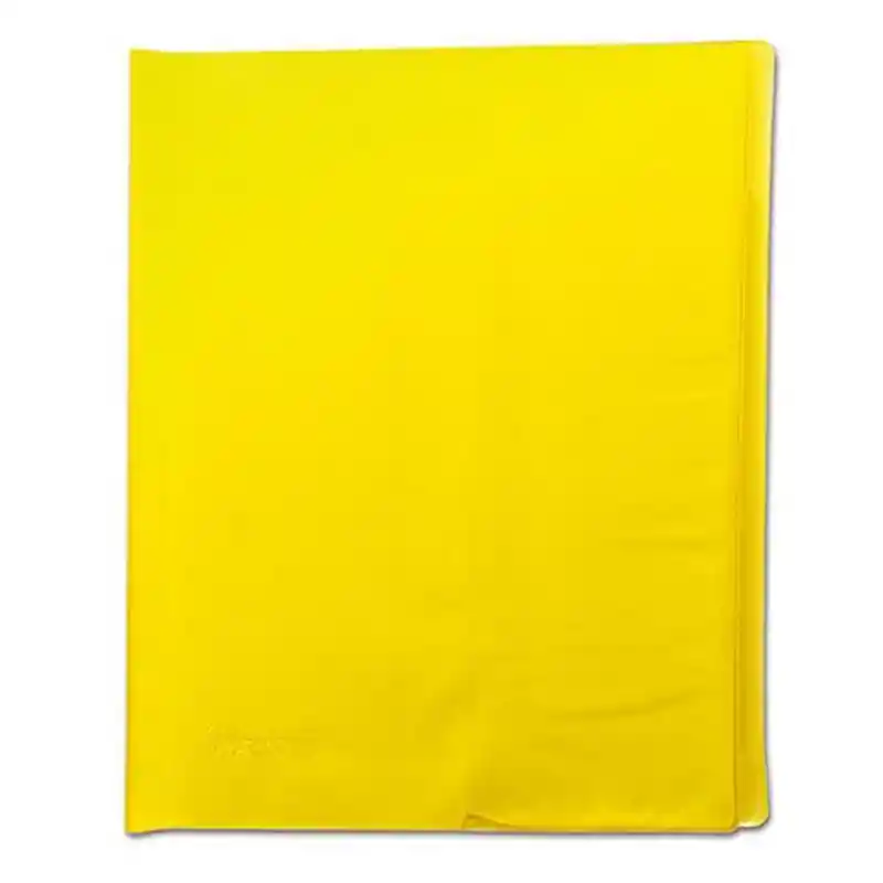 Forro De Acetato Amarillo Para Cuaderno Cosido X10 Uni.