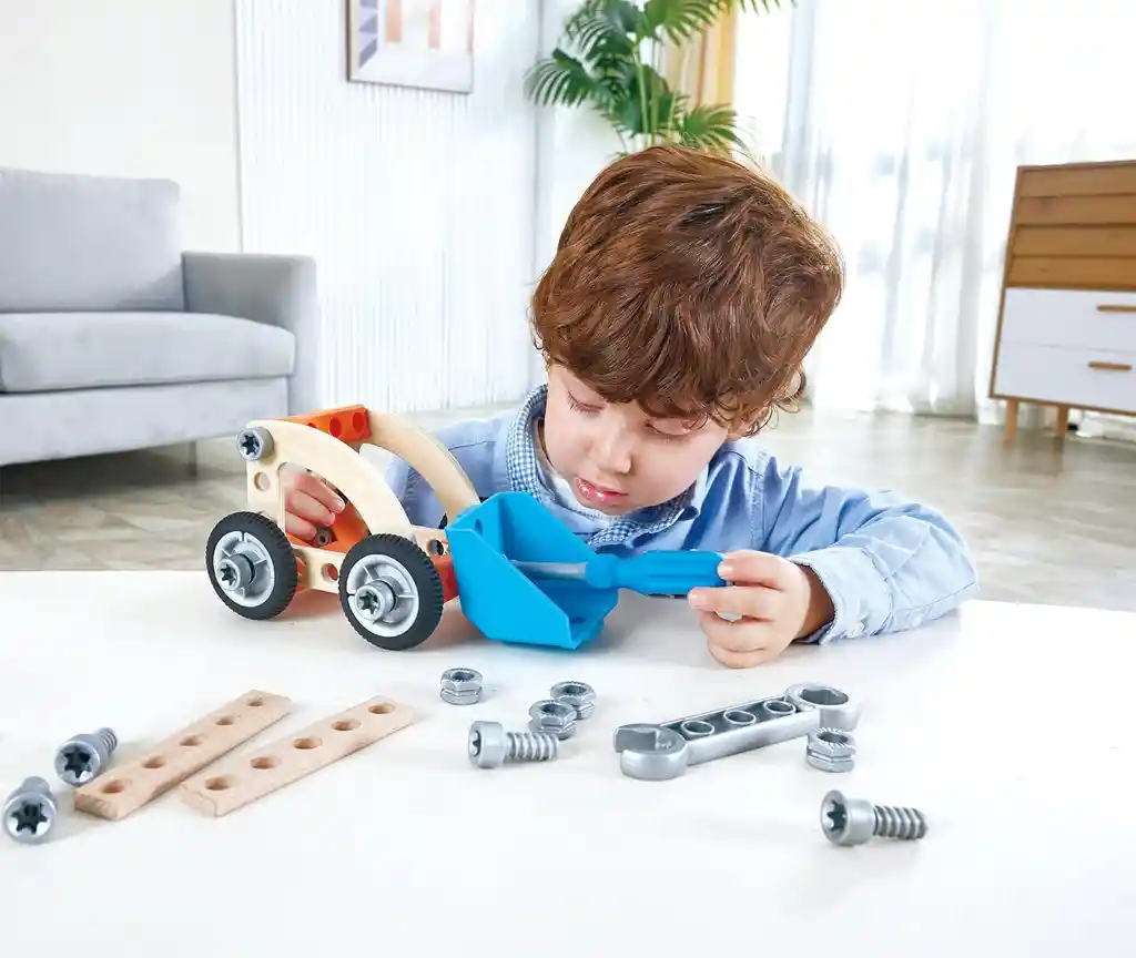 Juguete Interactivo De Construcción De Coche Hape Niños