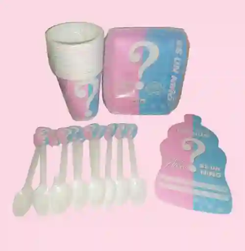 Combo Para Revelacion De Genero/baby Shower