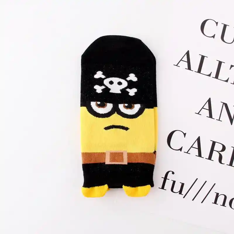 Medias Tobilleras Minions (pirata)