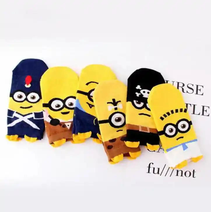 Medias Tobilleras Minions (pirata)