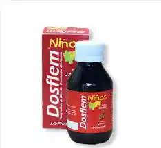 Dosflem Jarabe Niños X 120 Ml Sabor Cereza (guayacolato De Glicerilo-bromhexina)