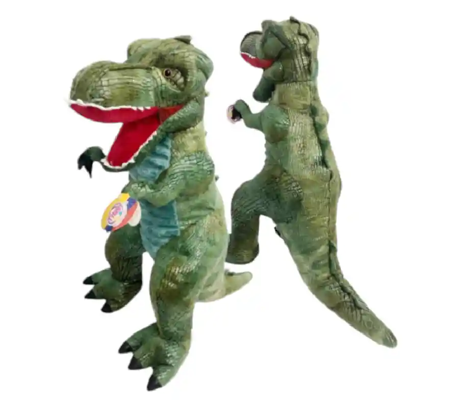 Peluche Dinosaurio T- Rex Grande 60 Cm Con Rugido De Dinosaurio