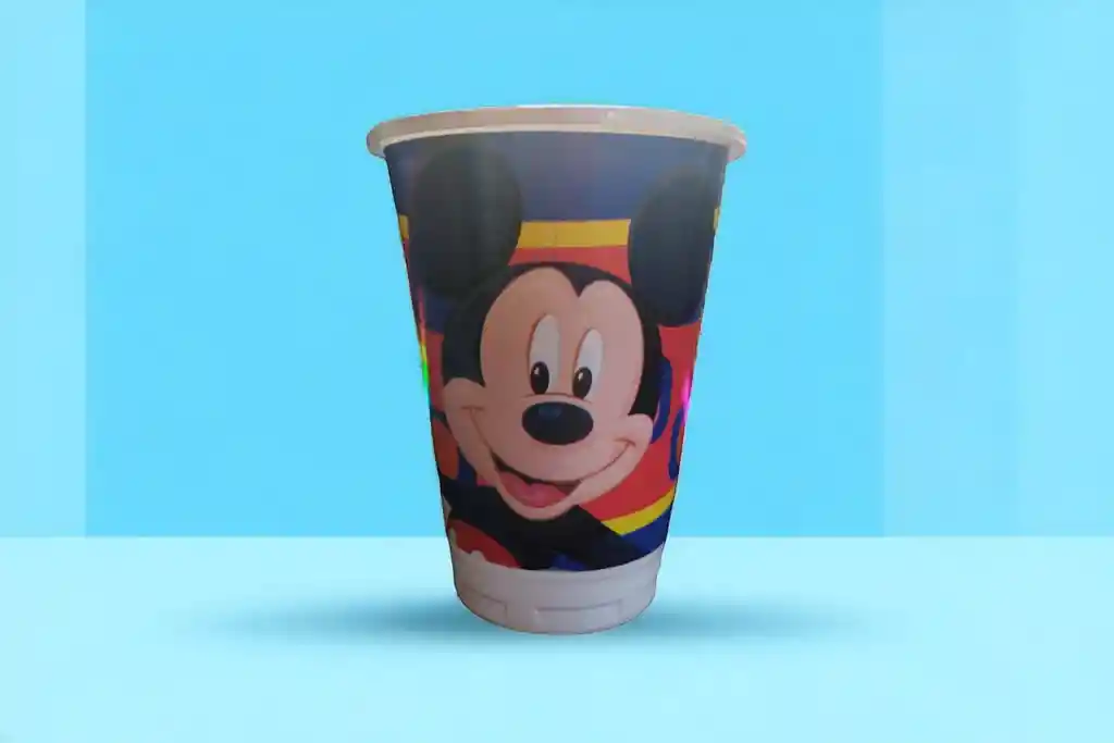 Vasos Decorativos De Fiesta Mickey Mouse X 12 Unidades