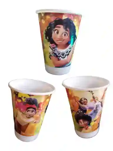 Vasos Decorativos Para Fiesta De Encanto X 12 Unidades