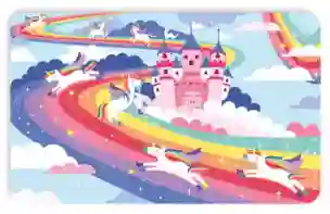 Toalla De Niña Arcoiris