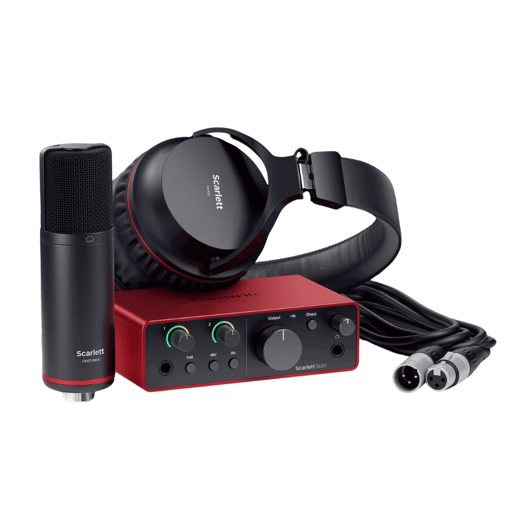 Focusrite Scarlett Solo Studio Pack 4da Generación - Rappi