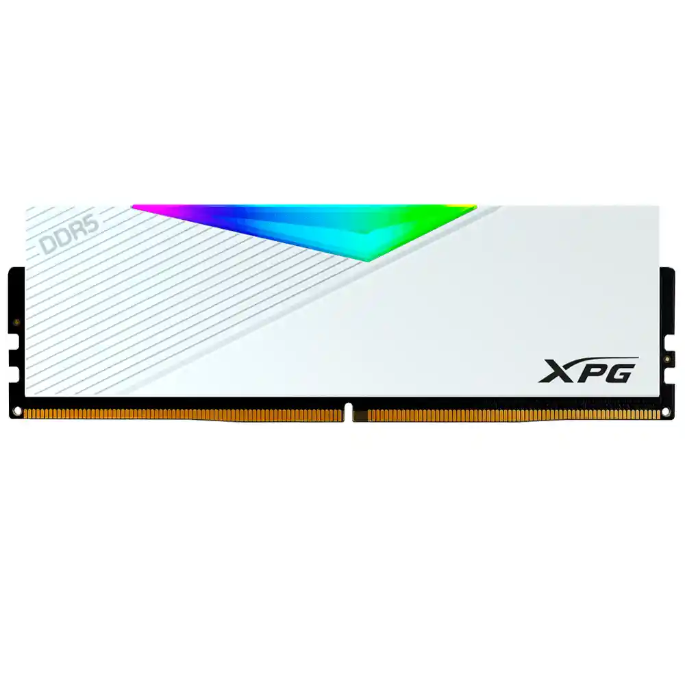 Memoria Ram Pc Xpg Lancer Ddr5 16gb 5200mt/s Rgb (blanco)