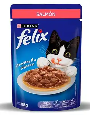 Felix Alimento Húmedo Con Salmon X 85 Gr