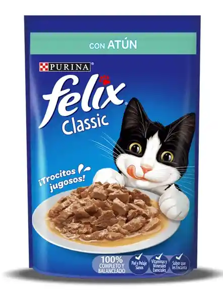 Felix Alimento Húmedo Con Atún * 85 Gr