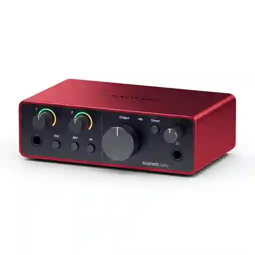 Focusrite Interface De Audio Scarlett Solo 4.ºra Gen