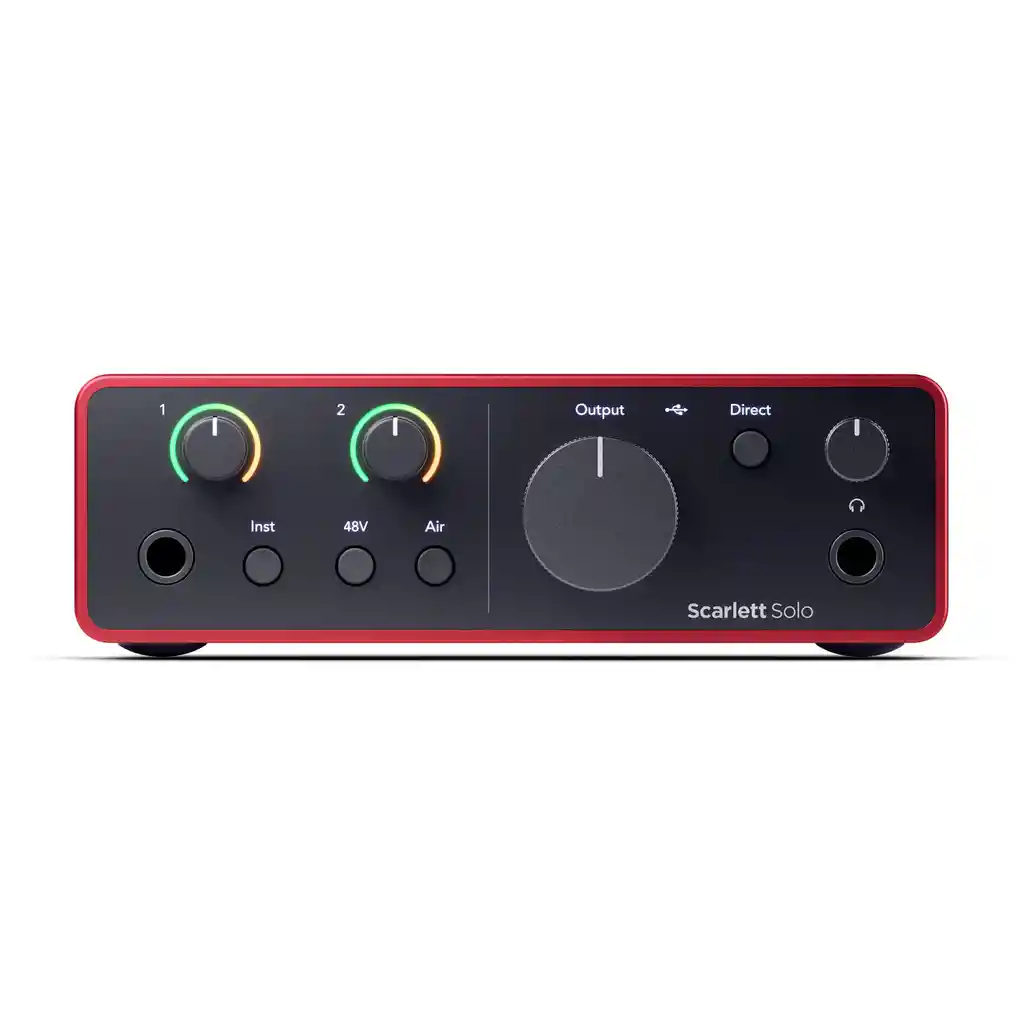 Focusrite Interface De Audio Scarlett Solo 4.ºra Gen