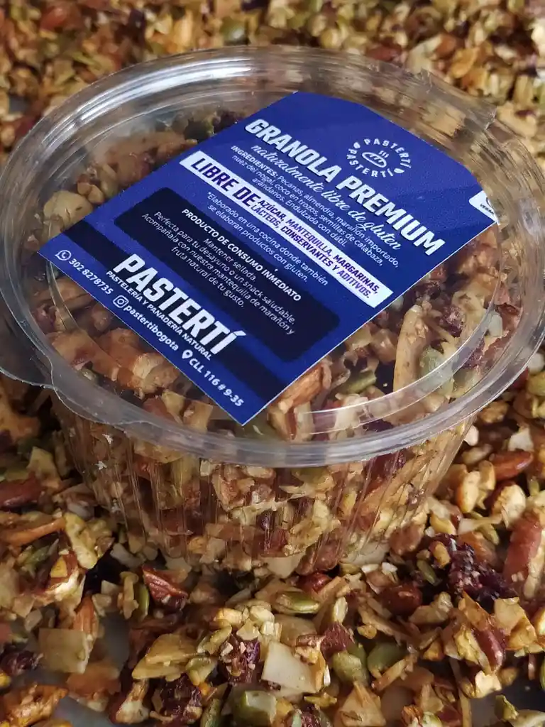 Granola Premium Saludable - Libre De Azúcar, Libre De Gluten, Libre De Avena, Libre De Aceites Vegetales