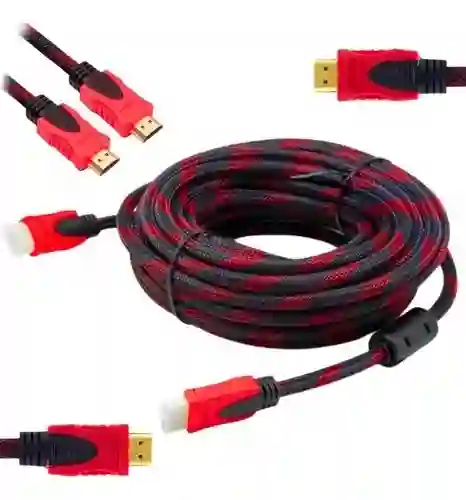Cable Hdmi 5 Metros Doble Filtro Mallado 1080p Full Hd