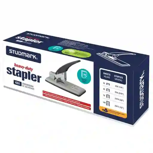 Engrapadora Cosedora Metalica Uso Pesado Studmark Stapler Ref 4351 100h