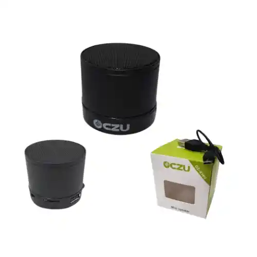 Mini Parlante Altavoz Bluetooth Portatil Fm Viajero Usb Tf Czu Oz-s10u Color Negro