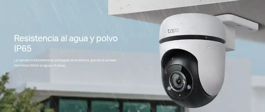 Camara De Seguridad Wifi Tapo C500 Giratoria 360° Microfono Y Vision Nocturna