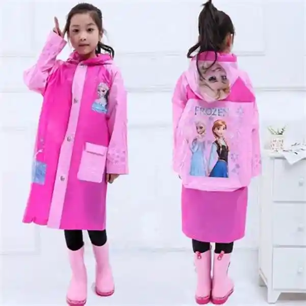 Capa Impermeable Para Niñas Estampado Infantil