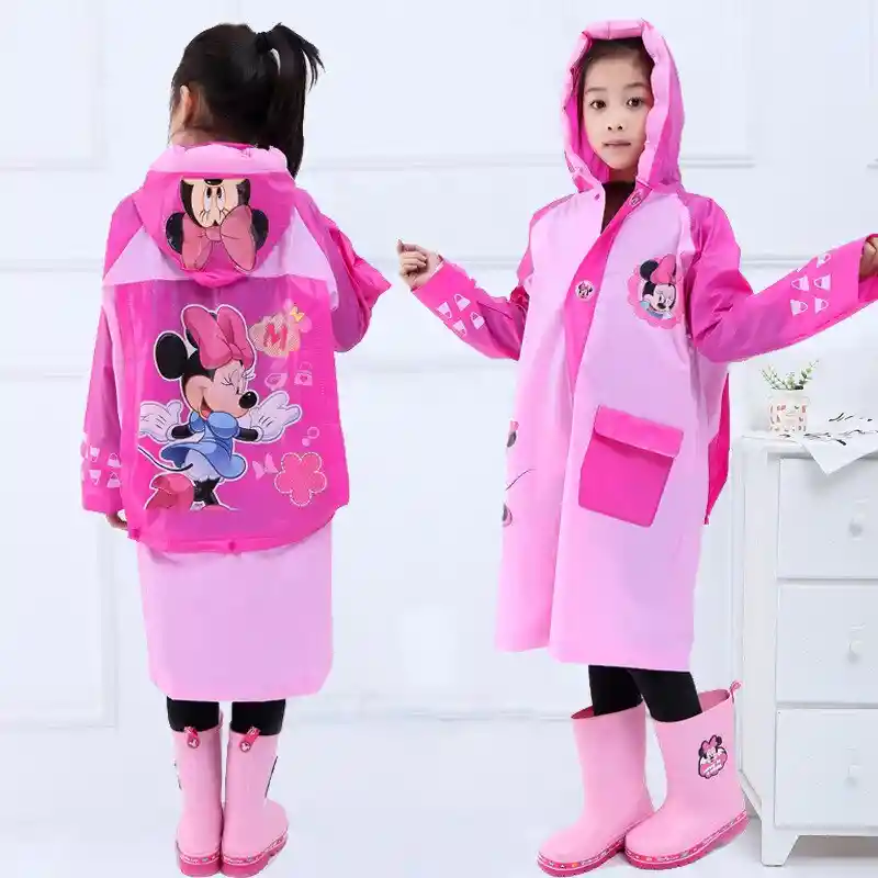 Capa Impermeable Para Niñas Estampado Infantil