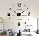 Relojes De Pared 3d Con Frase En Vinilo