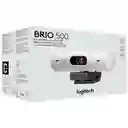 Webcam Camara Web Logitech Brio 500 Full Hd 1080p Blanco Color Blanco Crudo