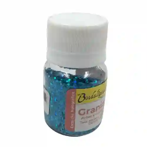 Bordaliquido Granizado (escarcha Gruesa) - 12gr, Azul Turqueza